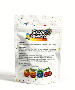 Sour Squares Edibles