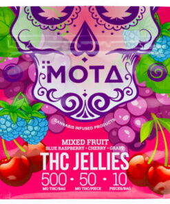 MOTA THC Mixed Fruit Jellies 500mg THC