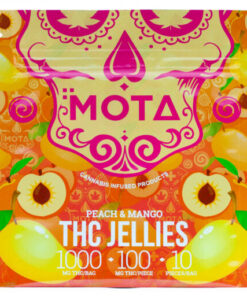 MOTA THC Peach Mango Jellies 1000mg THC